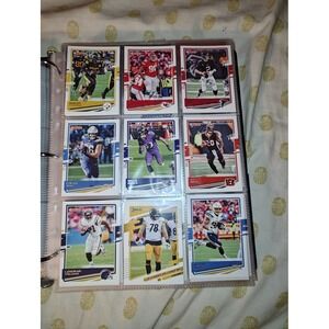 Football Trading Cards Lot 9 Panini Donruss Tomlinson Ryan Ekeler Mixon NFL